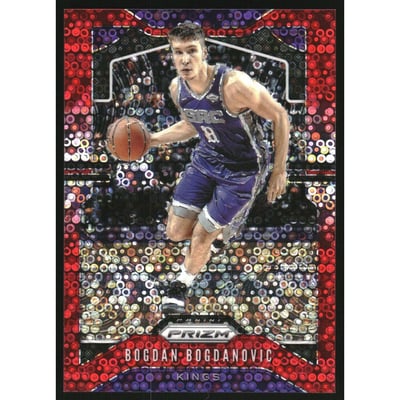 2019-20 Panini Prizm Prizms Fast Break Red #131 Bogdan Bogdanovic