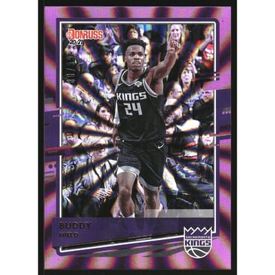 2020-21 Donruss Holo Purple Laser #180 Buddy Hield