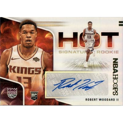 2020-21 Hoops Hot Signatures Rookies #33 Robert Woodard II