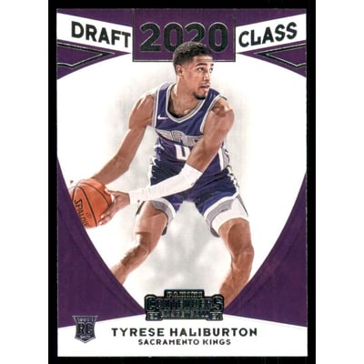 2020-21 Panini Contenders '20 Draft Class Contenders #21 Tyrese Haliburton