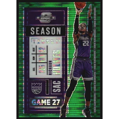 2020-21 Panini Contenders Optic Green Pulsar #19 Richaun Holmes