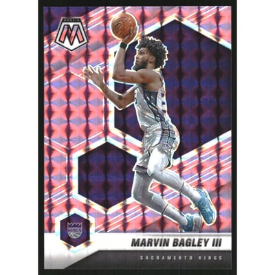 2020-21 Panini Mosaic Mosaic Purple #106 Marvin Bagley III