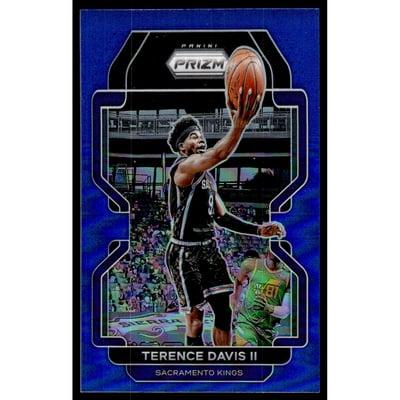 2021-22 Panini Prizm Prizms Blue #139 Terence Davis II