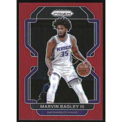 2021-22 Panini Prizm Prizms Red #136 Marvin Bagley III