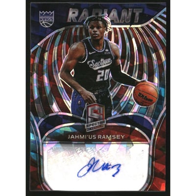 2021-22 Panini Spectra Radiant Signatures Astral #24 Jahmi'us Ramsey/49