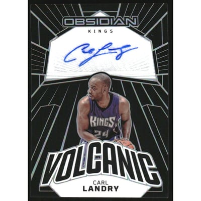 2022-23 Panini Obsidian Volcanic Signatures #40 Carl Landry/149