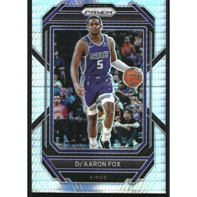 2022-23 Panini Prizm Prizms Hyper #118 De'Aaron Fox