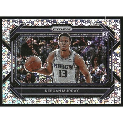 2022-23 Panini Prizm Rookie Variation Fast Break #245 Keegan Murray