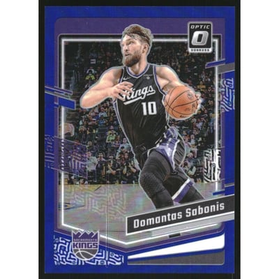 2023-24 Donruss Optic Blue #142 Domantas Sabonis