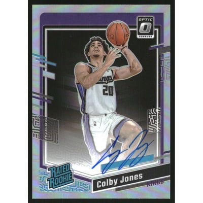 2023-24 Donruss Optic Holo #268 Colby Jones RR AU