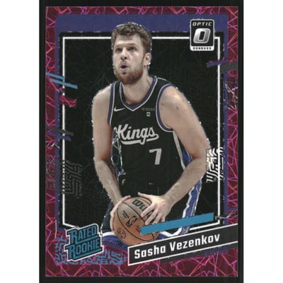 2023-24 Donruss Optic Pink Velocity #244 Sasha Vezenkov RR