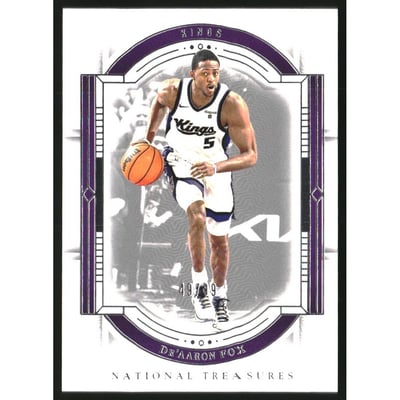 2023-24 Panini National Treasures #41 De'Aaron Fox