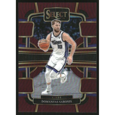 2023-24 Select Prizms Maroon #25 Domantas Sabonis