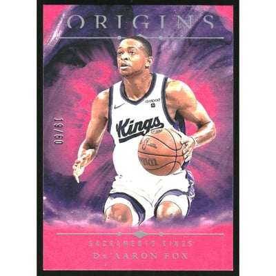 2024-25 Panini Origins Pink #16 De'Aaron Fox