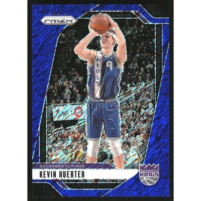 2024-25 Panini Prizm Prizms Blue Shimmer FOTL #165 Kevin Huerter
