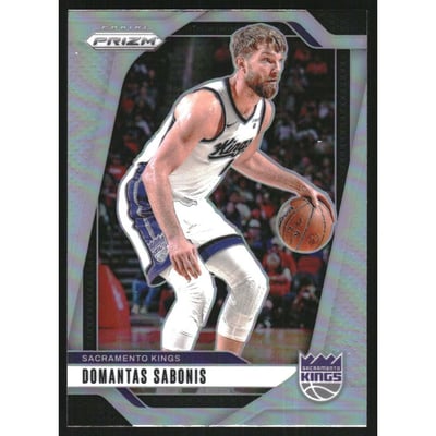 2024-25 Panini Prizm Prizms Silver #86 Domantas Sabonis