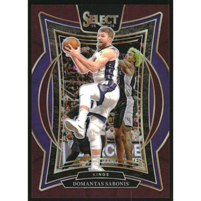 2024-25 Select Maroon Prizms #24 Domantas Sabonis