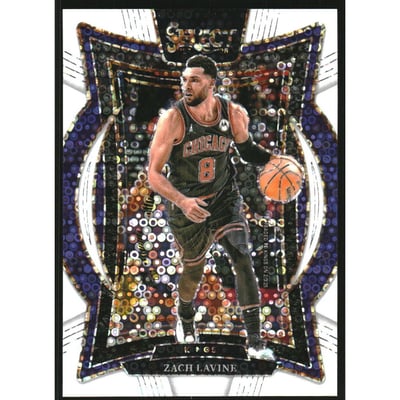 2024-25 Select White Disco Prizms #10 Zach LaVine
