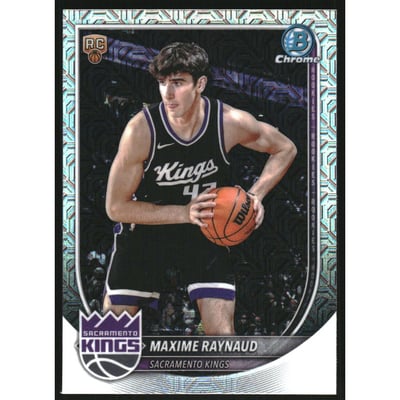 2025-26 Bowman Chrome Mojo Refractors #BCV43 Maxime Raynaud
