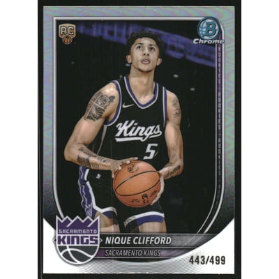2025-26 Bowman Chrome Refractors #BCV24 Nique Clifford