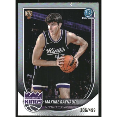 2025-26 Bowman Chrome Refractors #BCV43 Maxime Raynaud