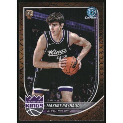 2025-26 Bowman Chrome Reptilian Refractors #BCV43 Maxime Raynaud