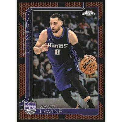 2025-26 Topps Chrome Basketball Refractors #232 Zach LaVine