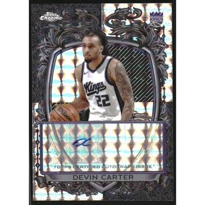2025-26 Topps Chrome Signature Style Geometric Refractors #SSDC Devin Carter