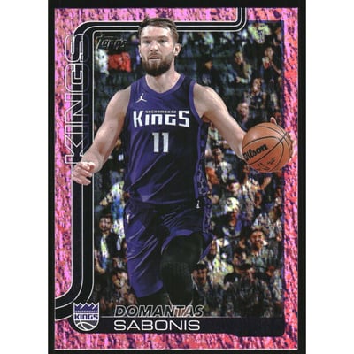 2025-26 Topps Pink Holo Foil #167 Domantas Sabonis