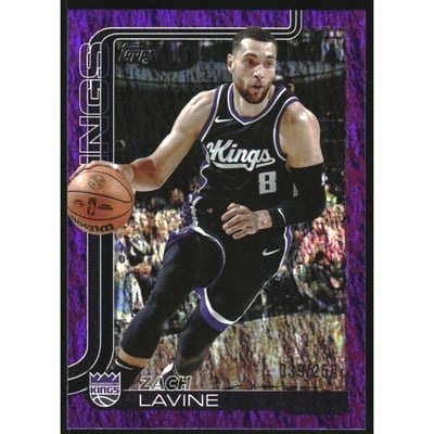 2025-26 Topps Purple Holo Foil #163 Zach LaVine