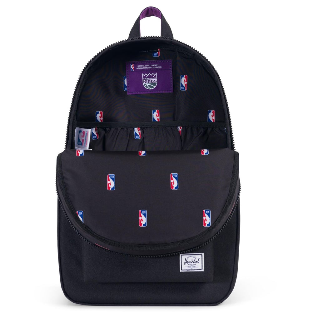 HERSCHEL X SACRAMENTO KINGS NBA FANS BACK PACK BLACK FITS 15\