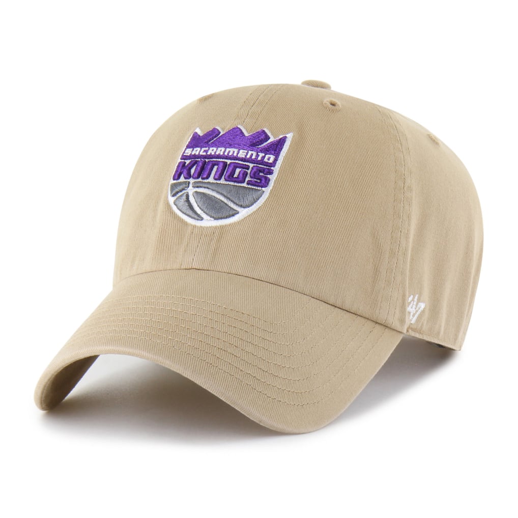  Sacramento Kings '47 Logo Clean Up Adjustable Hat - Khaki
