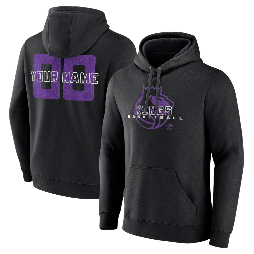 Sacramento Kings Custom Stellar Pullover Hoodie - Black