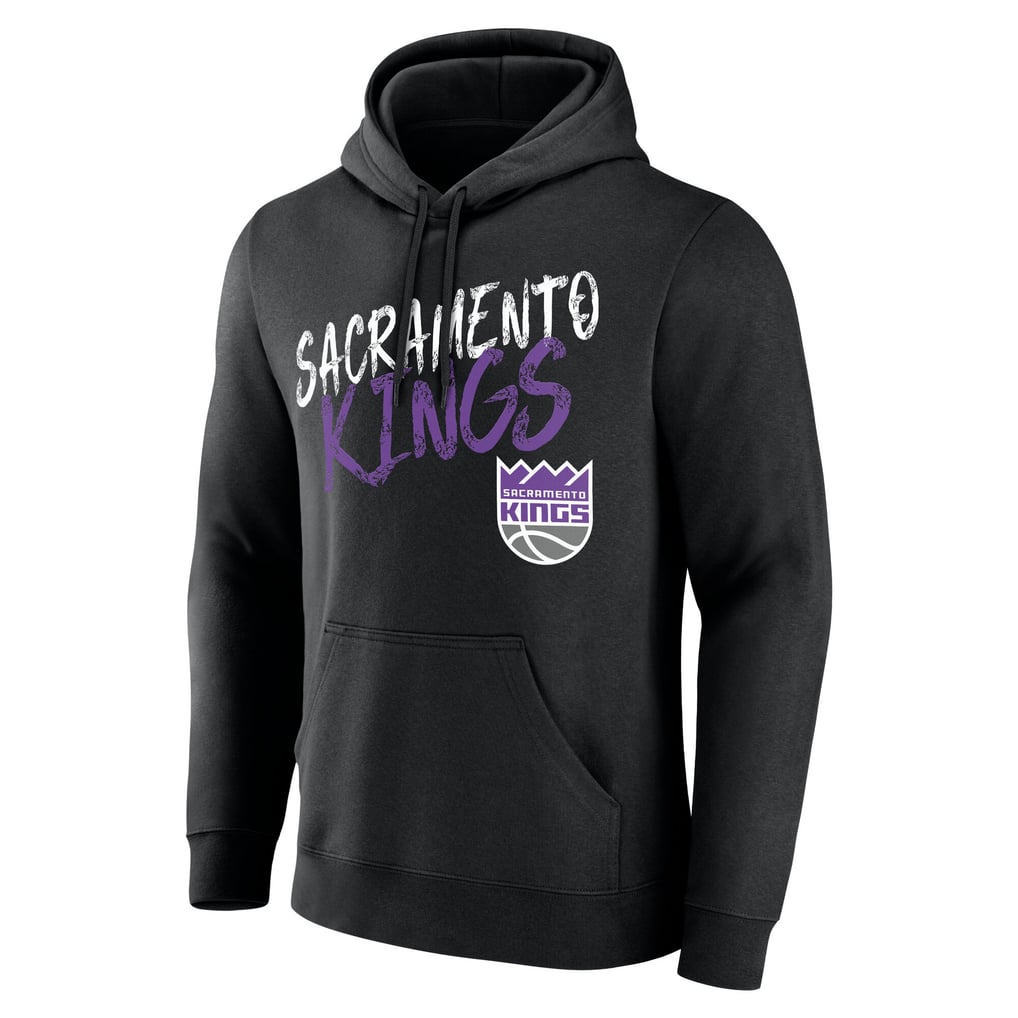 Sacramento Kings Hustle Custom Pullover Hoodie - Black