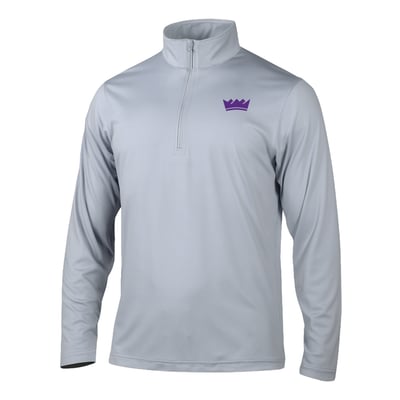 Sacramento Kings Columbia Fairway Break Quarter-Zip Pullover - Gray