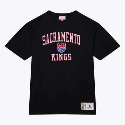  Sacramento Kings Mitchell & Ness Hardwood Classics Legendary Slub T-Shirt - Black