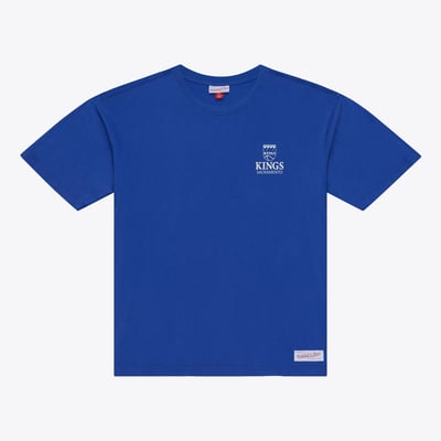  Sacramento Kings Mitchell & Ness Core Essentials T-Shirt - Blue