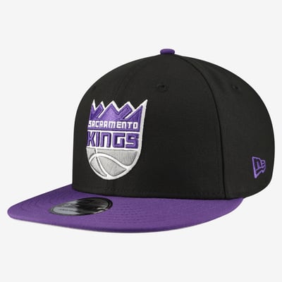  Sacramento Kings New Era Two-Tone 9FIFTY Snapback Hat - Black