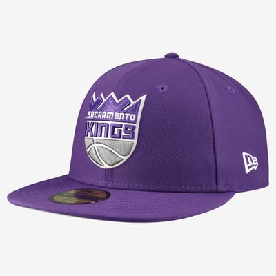  Sacramento Kings New Era Team 59FIFTY Fitted Hat - Purple