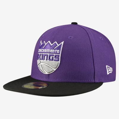 Sacramento Kings New Era Two-Tone 59FIFTY Fitted Hat - Purple