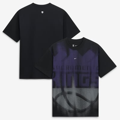 Sacramento Kings Nike 2026 Standard Issue Practice Icon T-Shirt - Black