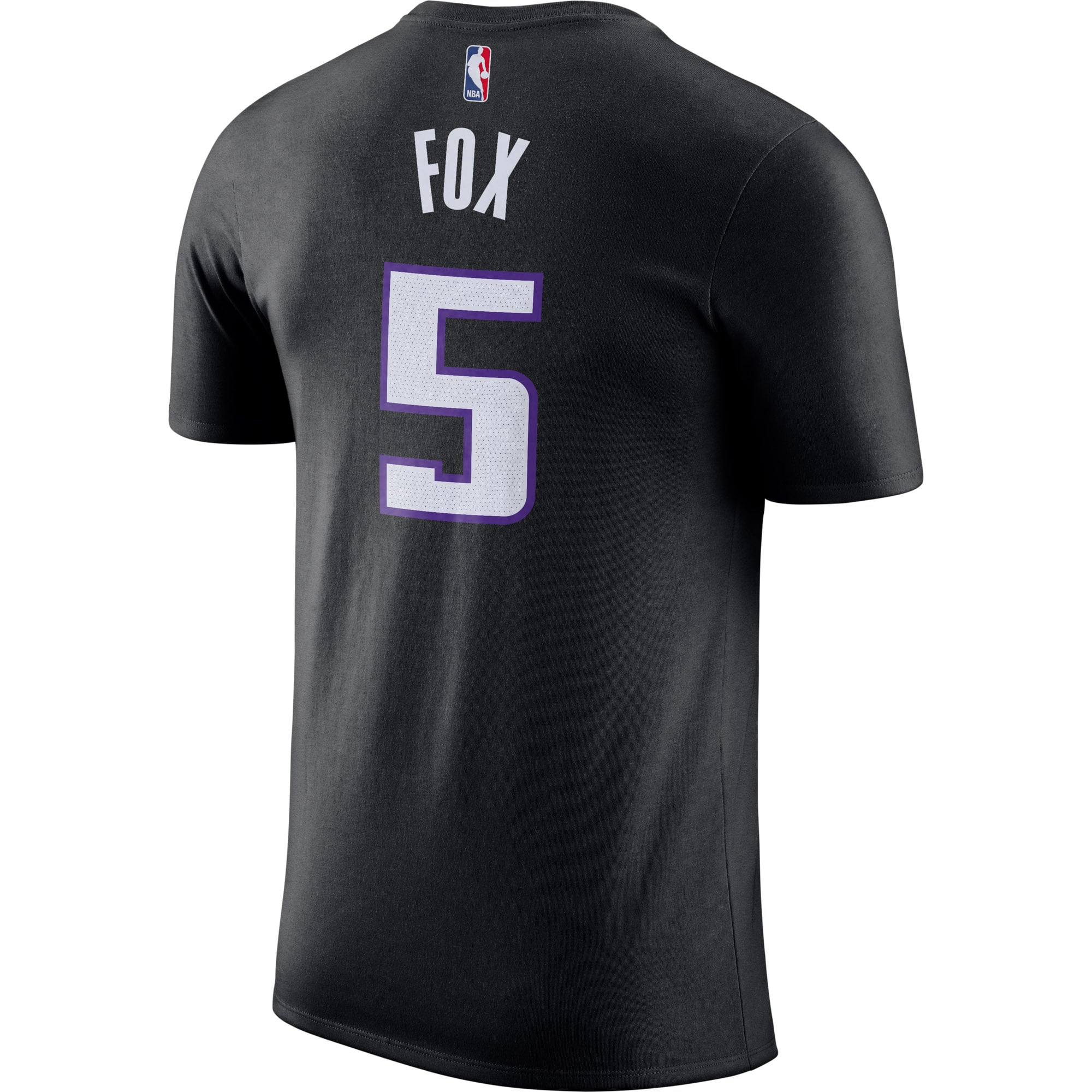 Men's Sacramento Kings De'Aaron Fox Nike Black Player Name
