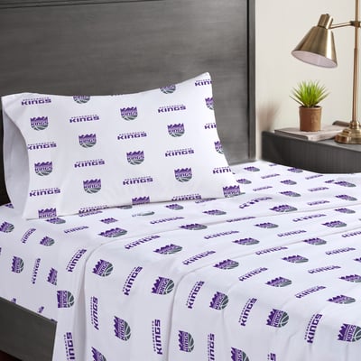 Sacramento Kings Pegasus Three-Piece Twin Sheet Set