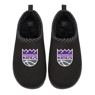 Sacramento Kings ISlide Unisex Primary Logo Mission Slippers - Black
