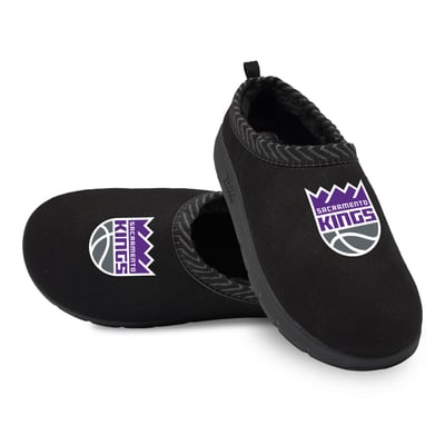 Sacramento Kings ISlide Unisex Primary Logo Mission Slippers - Black
