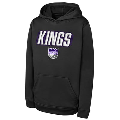Sacramento Kings Outerstuff Youth Sack Party Performance Hoodie - Black