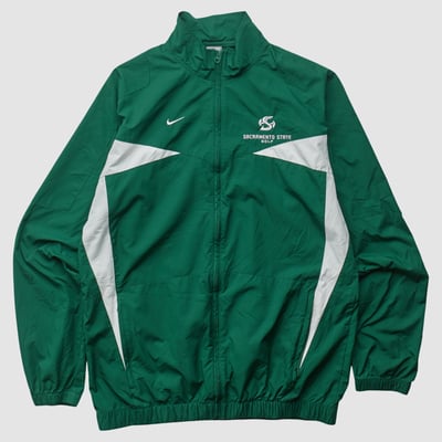Sacramento State Hornets Nike 2000s Full Zip Jacket - Green - M by Fanatics Real Vintage