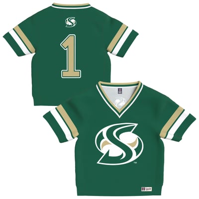 Sacramento State Hornets GameDay Greats Toddler Lightweight Collegiate Football Fashion Jersey - Green