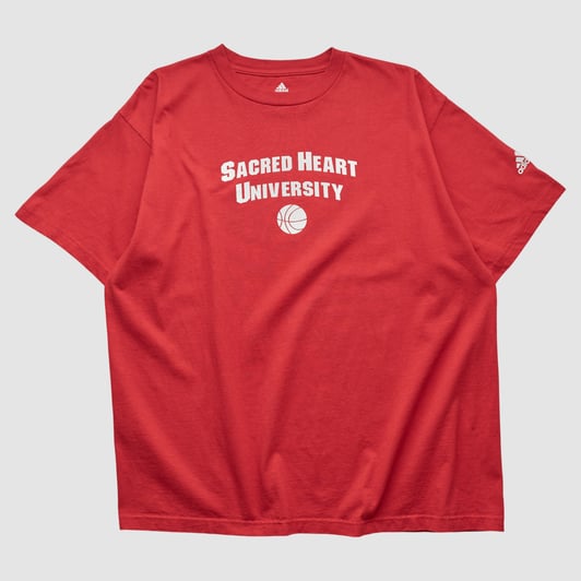 Sacred Heart Pioneers Adidas 2010s T-shirt - Red - XL by Fanatics Real Vintage
