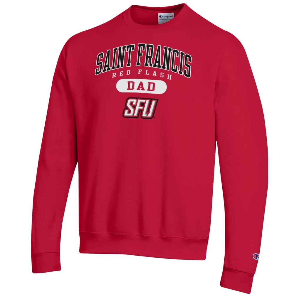 Saint Francis Red Flash Champion Dad Pill Box Eco Powerblend Sweatshirt - Red
